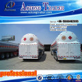 China 2014 tri-axles LNG TRANSPORTATION TANKER SEMI TRAILER / lng transport tank truck semi trailer